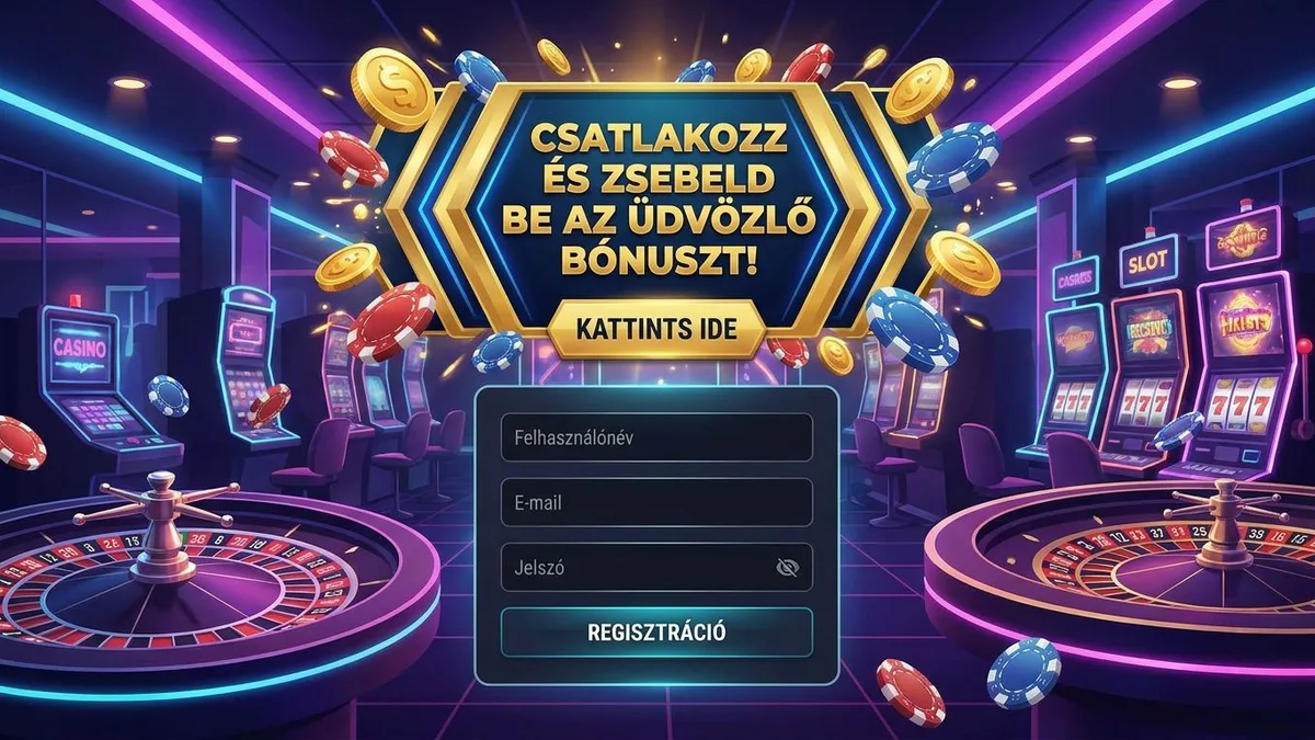 Regisztráció bónusszal