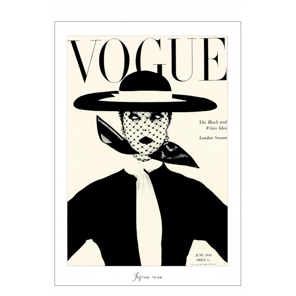 RETRO VOGUE FORSIDE 4 - RETRO PLAKAT