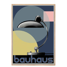 Indlæs billede til gallerivisning SORT LAMPE - BAUHAUS - PLAKAT
