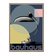 Indlæs billede til gallerivisning SORT LAMPE - BAUHAUS - PLAKAT
