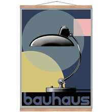 Indlæs billede til gallerivisning SORT LAMPE - BAUHAUS - PLAKAT
