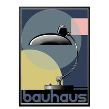 Indlæs billede til gallerivisning SORT LAMPE - BAUHAUS - PLAKAT
